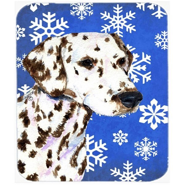 Dalmatian Winter Snowflakes Holiday Mouse Pad; Hot Pad Or Trivet, Skilledpower, Mfr#: SK232940